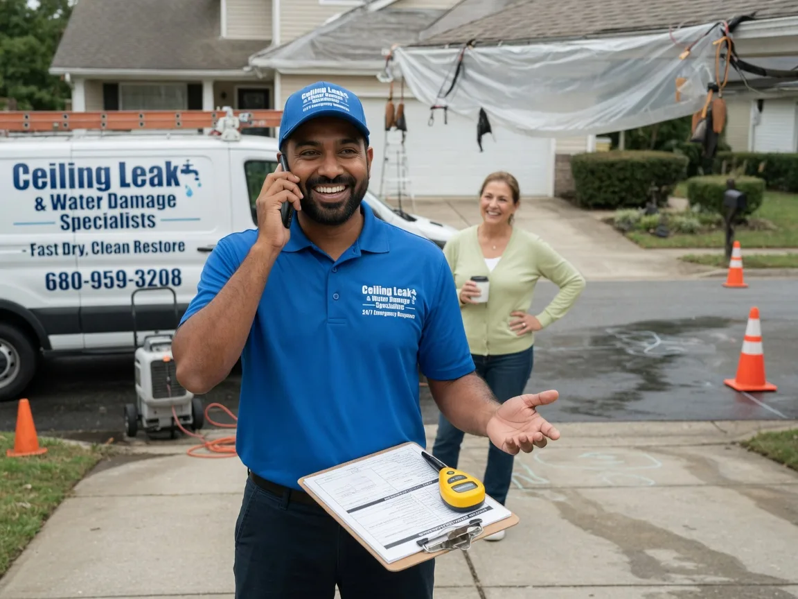 Ceiling Leak Cleanup Tate, GA FAQs